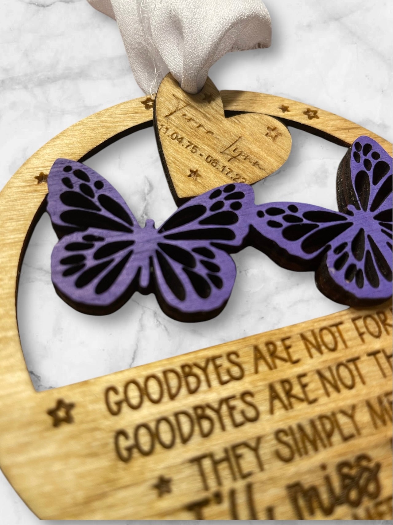 Butterfly Memorial Ornament