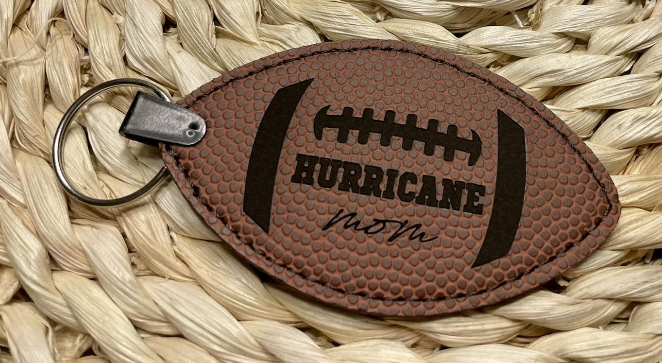 Football Sport Bag Tag/Keychain