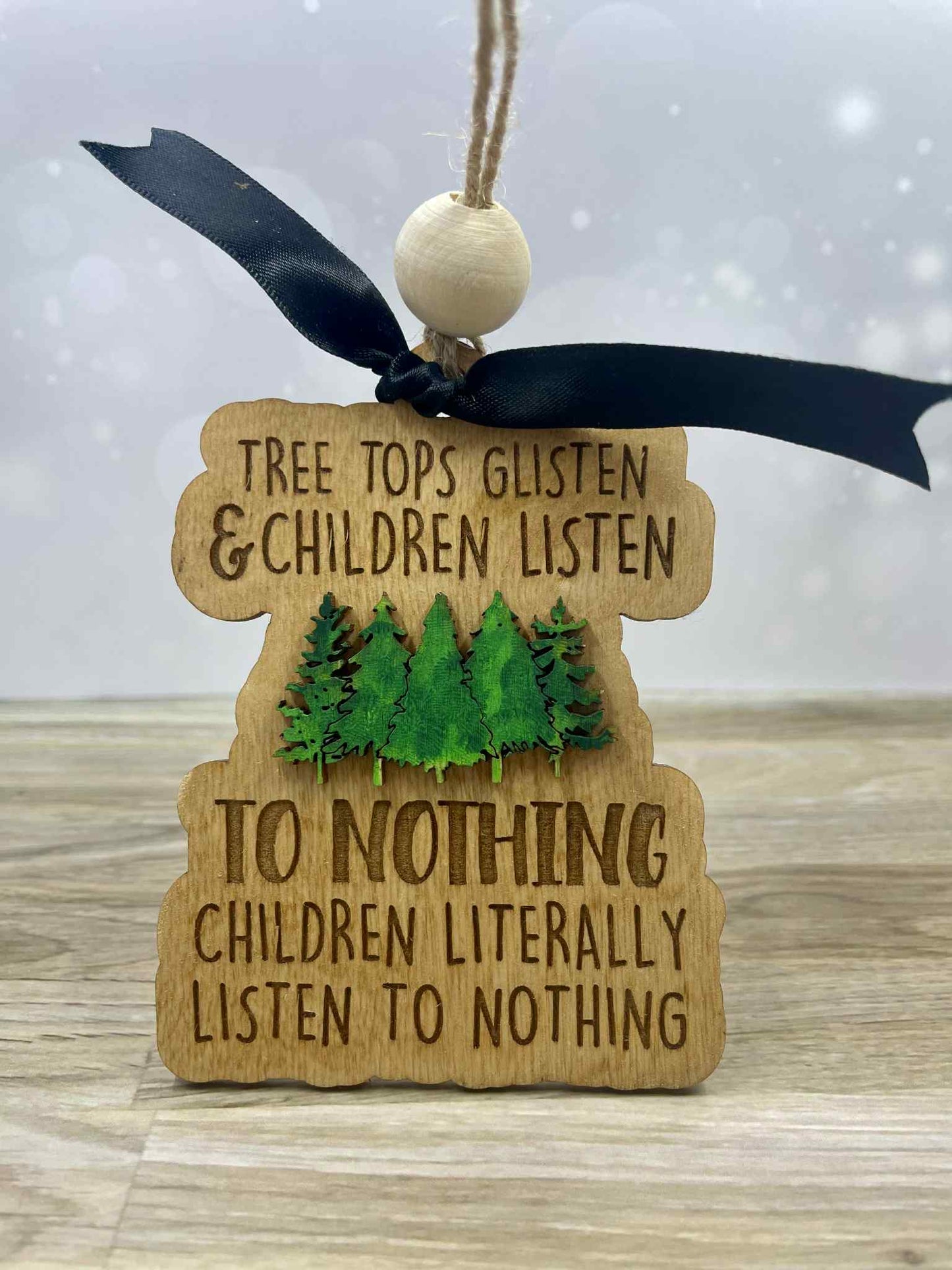 Children Listen to Nothing Ornament