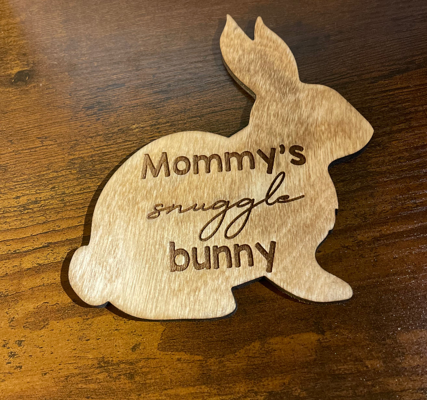 Easter Milestone Marker "Snuggle bunny"