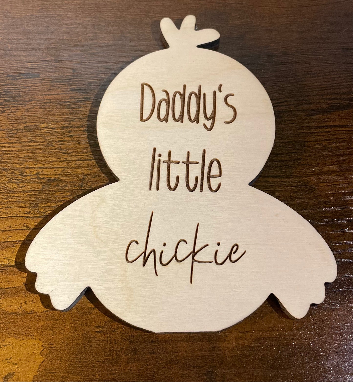 Easter Milestone Marker "little chickie"