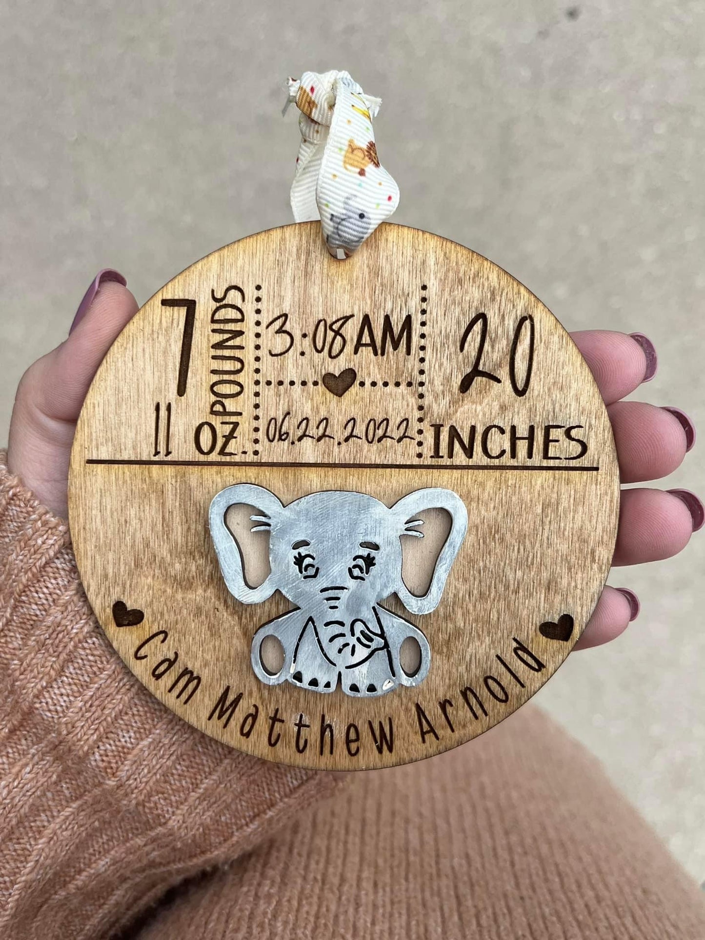 Birth Stat Ornament