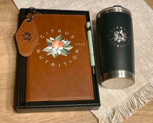 Personalized Engraved or UV Printed Notebook Journal