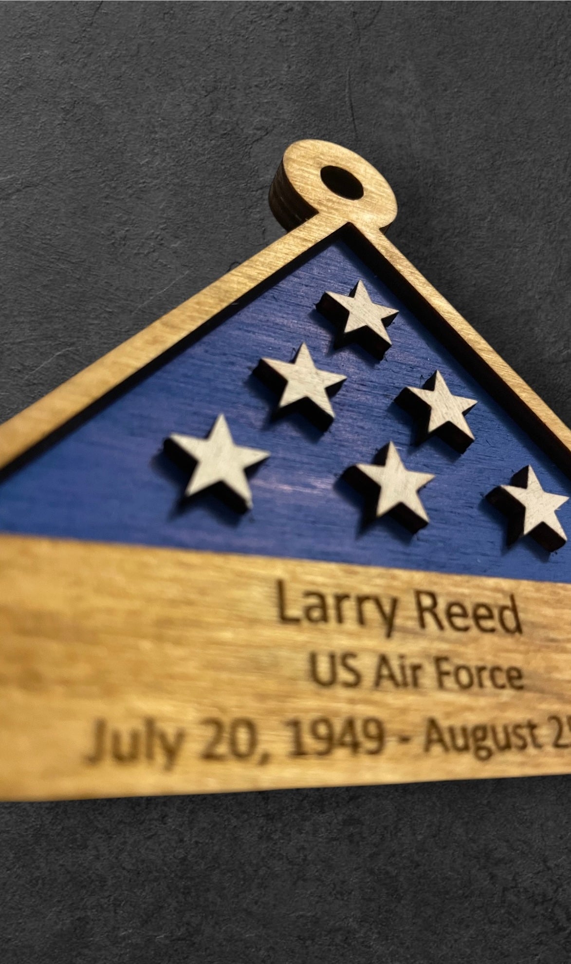 Memorial Flag Ornament