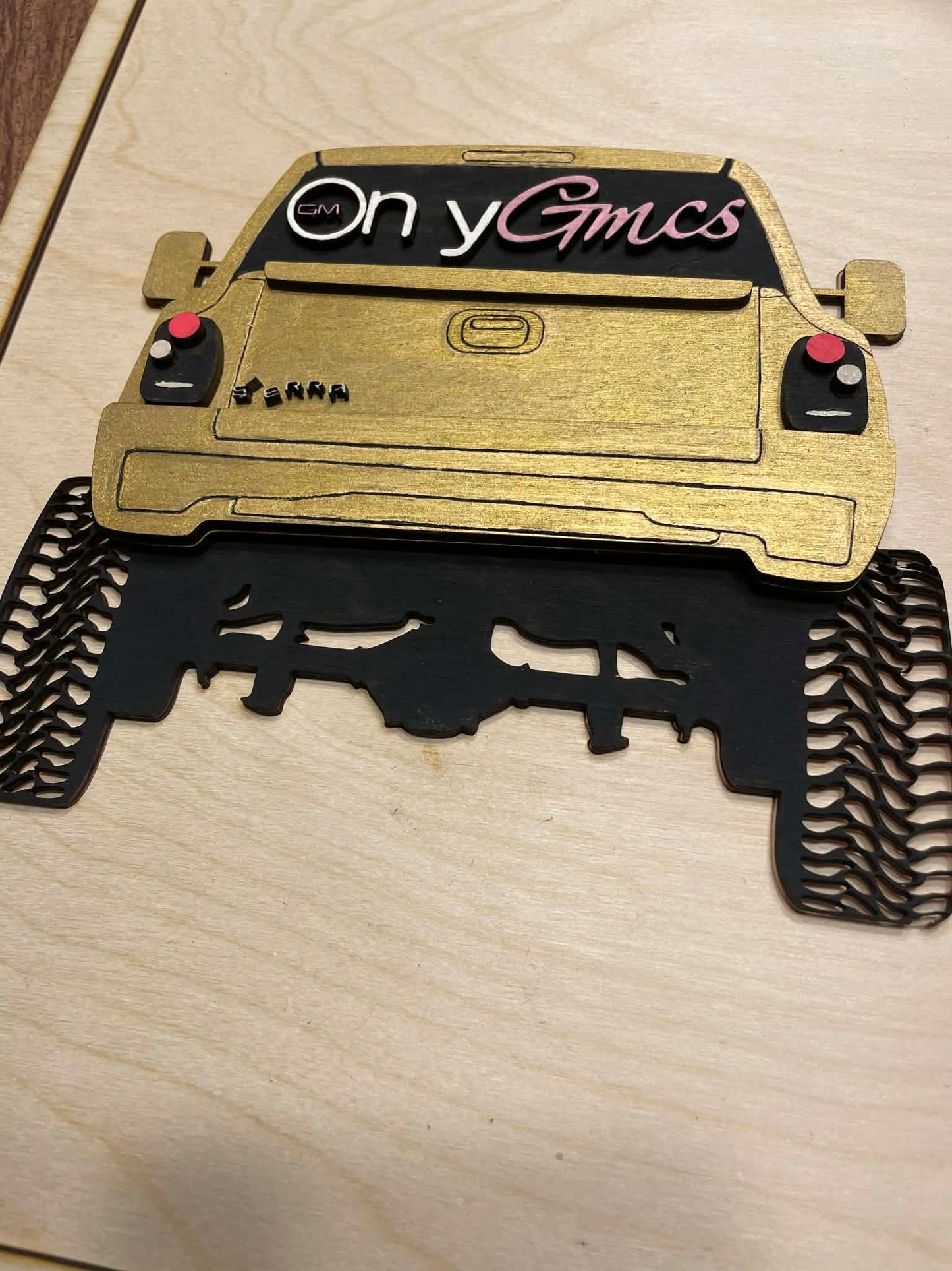 3D Layered Wood Custom House Sign