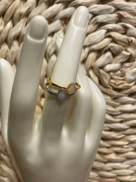 DNA Jewelry Simple Teardrop Ring