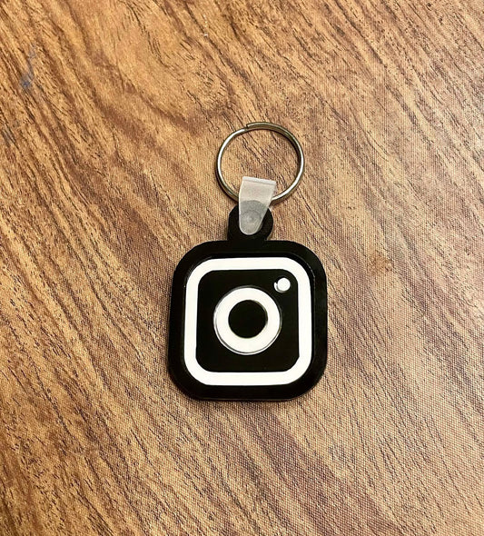 Tappable Insta IG NFC Keychain