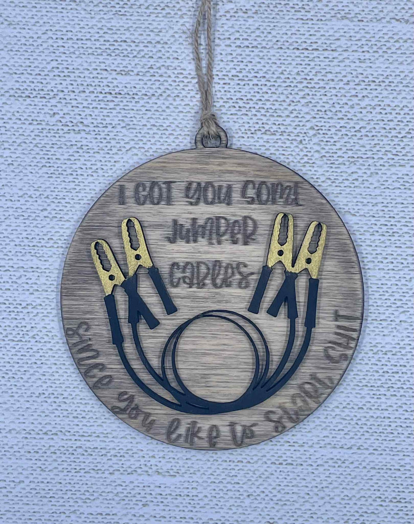 Jumper Cables Ornament