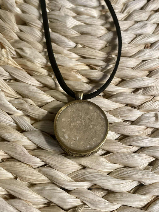DNA Jewelry Brass Round Pendant