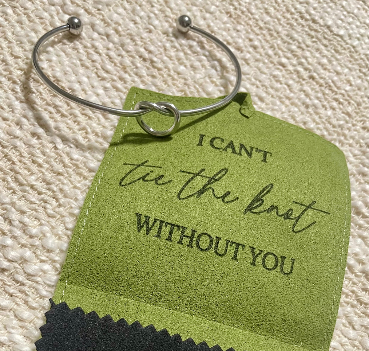 Tie the Knot Bracelet Wedding Bridesmaid