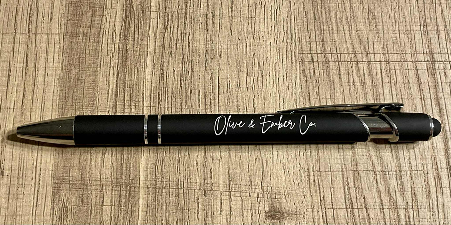 Engraved 2-in-1 Stylus Pen - Olive and Ember Co.
