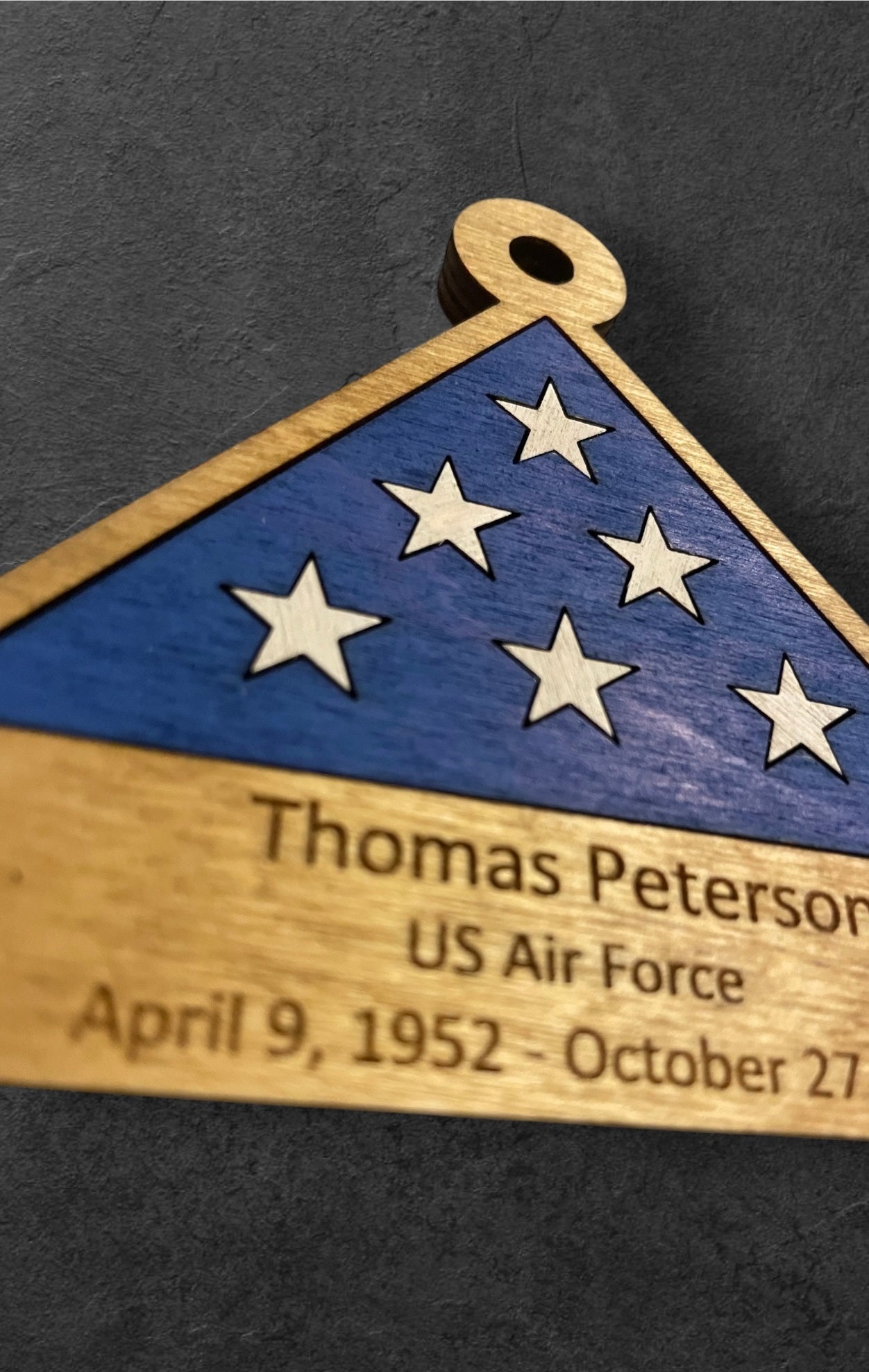 Memorial Flag Ornament