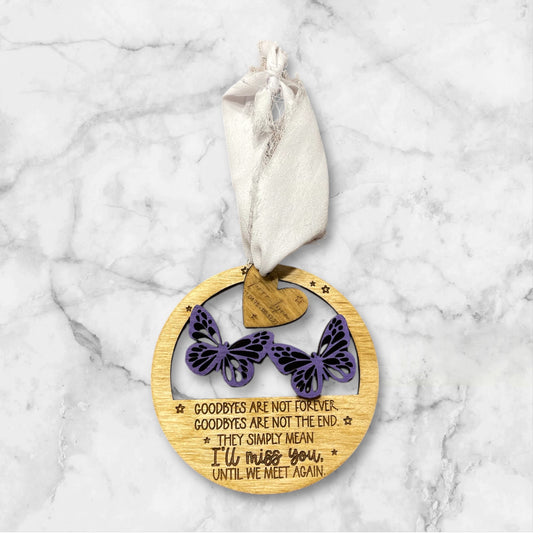 Butterfly Memorial Ornament