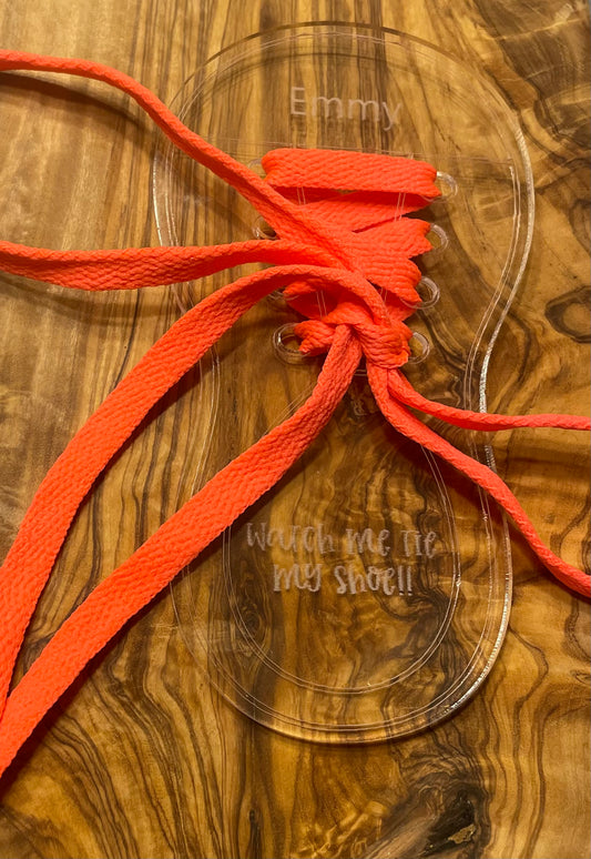 Shoe Tying Practice Board