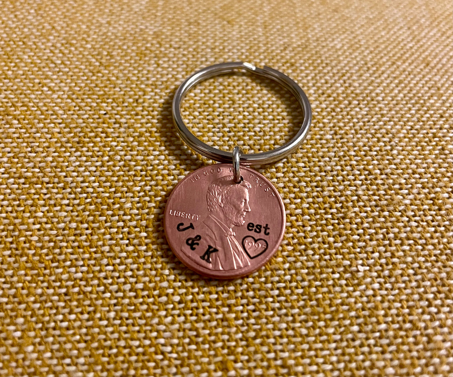 Penny Anniversary Keychain - Olive and Ember Co.