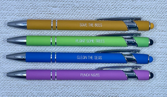 Engraved 2 in 1 Stylus Pen Set