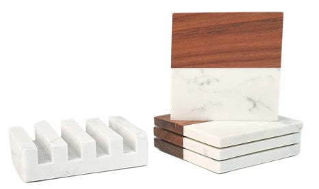 Marble Coaster Set