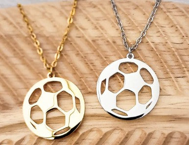 Engraved Soccer Sport Necklace - Olive and Ember Co.