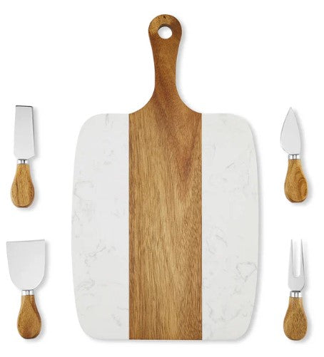 Marble Serving Board Set - 5 Piece