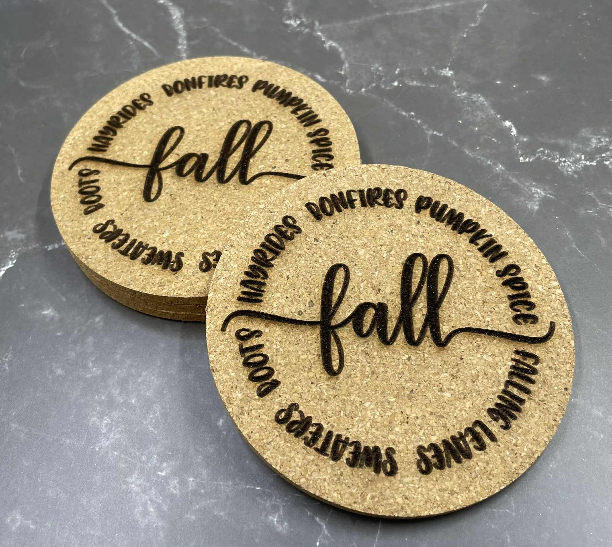 Custom Cork Coaster (4) Set - Olive and Ember Co.