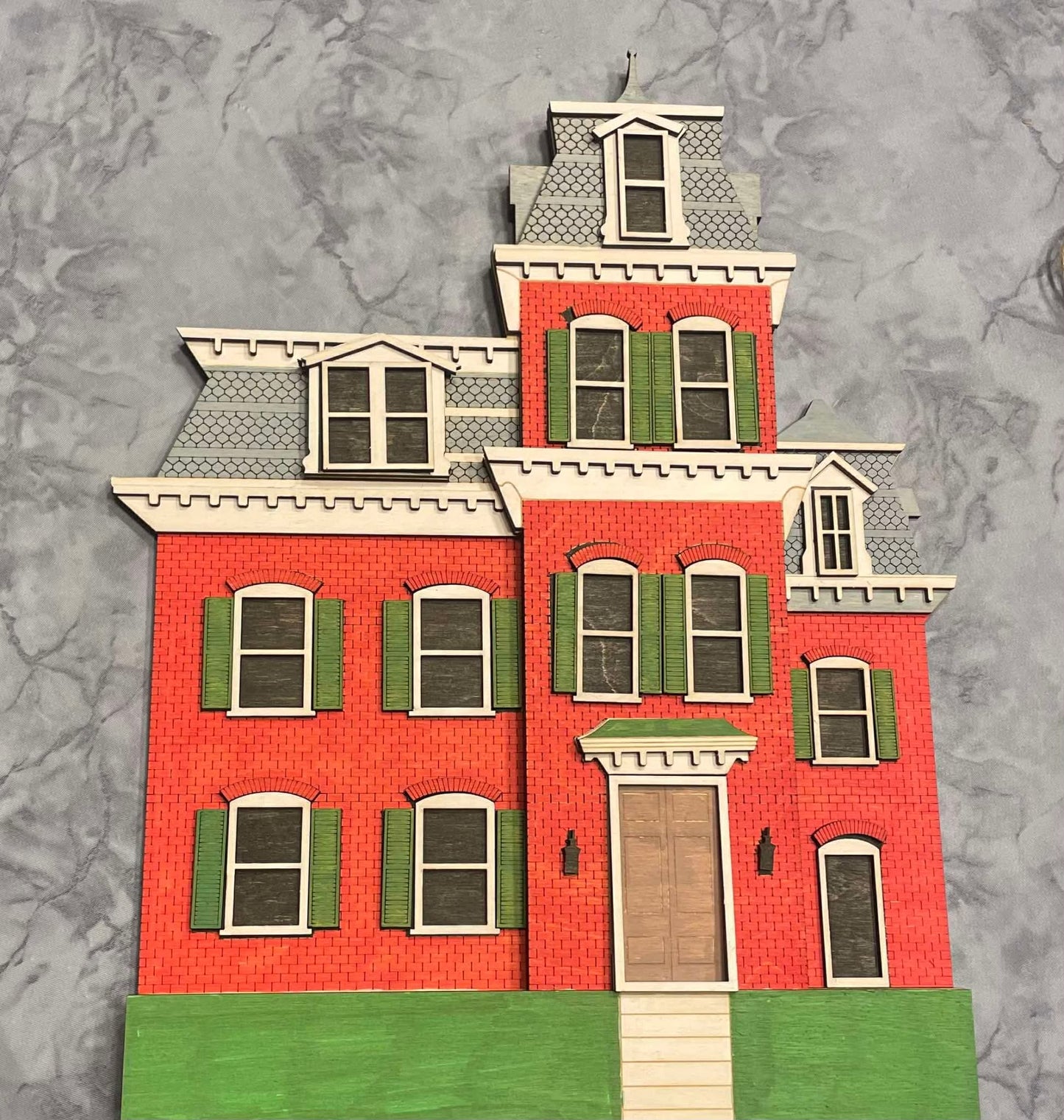 3D Layered Wood Custom House Sign