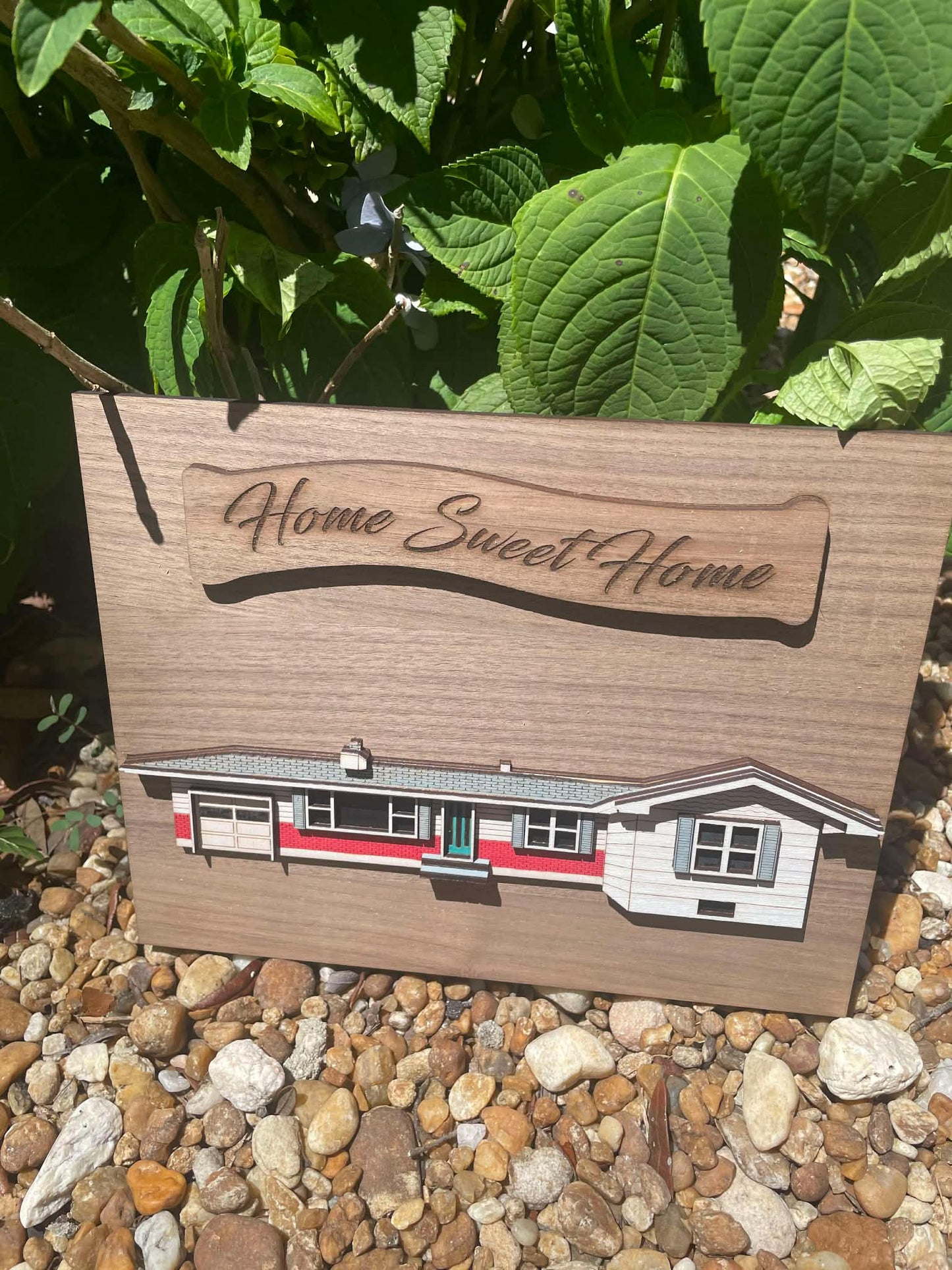 3D Layered Wood Custom House Sign