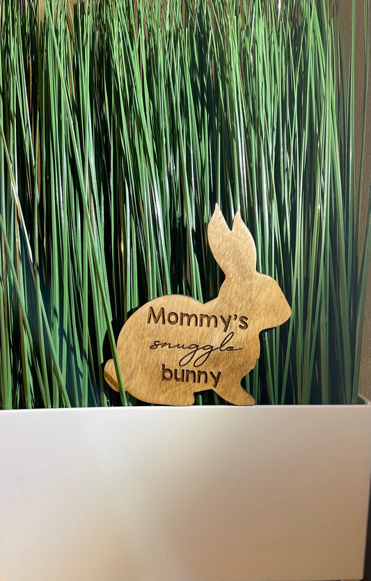 Easter Milestone Marker "Snuggle bunny"